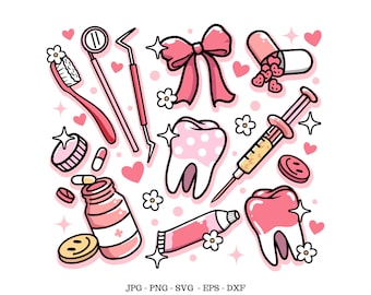 Dental Assistant Svg, Dental Student Gift, Dental Hygiene Gift, Dentist Tooth Svg