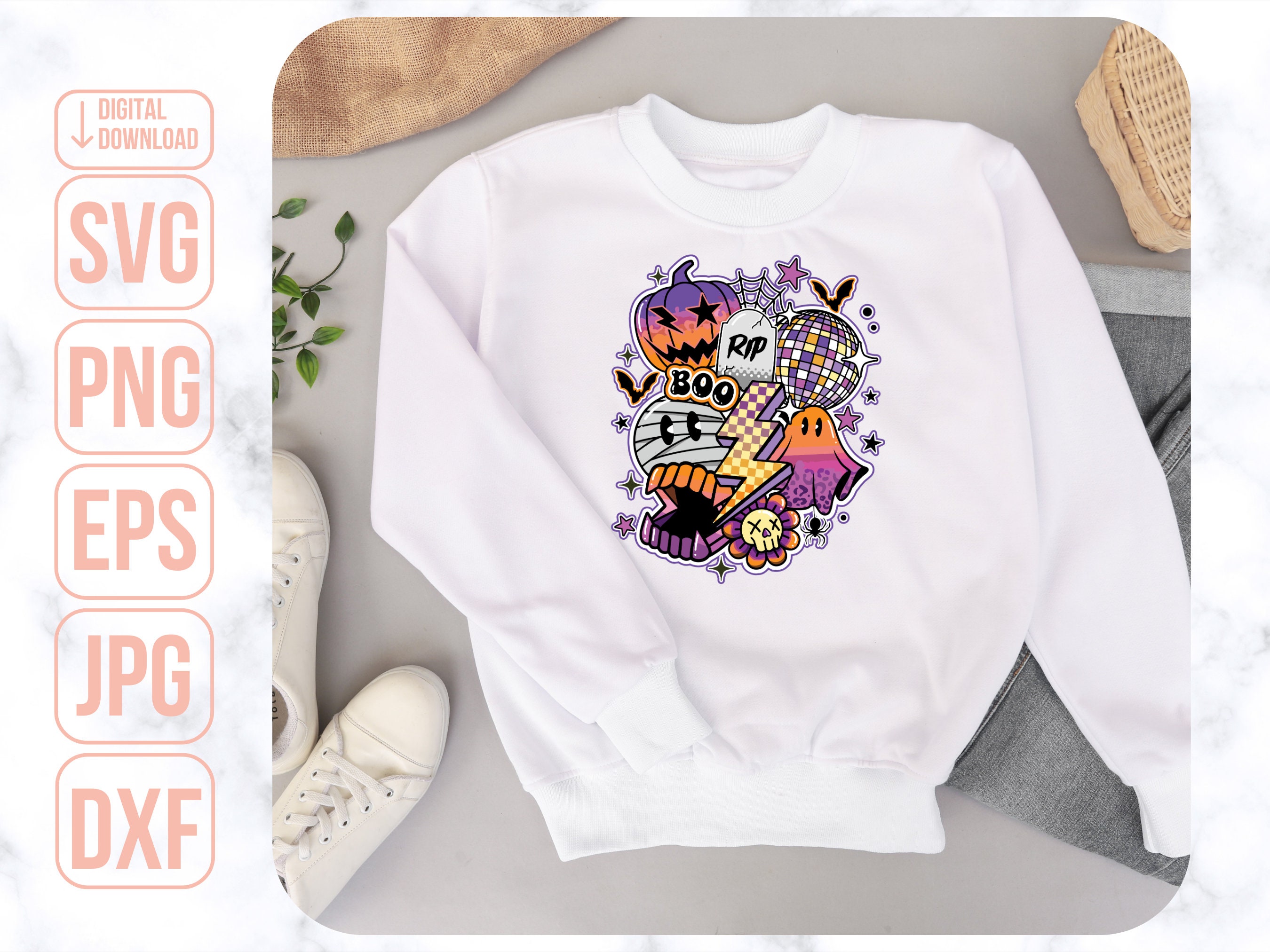 Fall Shirt Svg Cute Halloween Png Halloween 2023 Svg Happy - Etsy