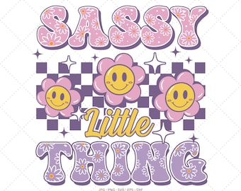Baby Shirt Svg, Sassy Design, Girls Shirt Design, Boho Kids Svg, Retro Toddler Svg, Cute Toddler