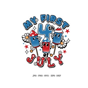 Frist 4th of July, Baby 1st 4th of July, Usa Baby Girl Svg