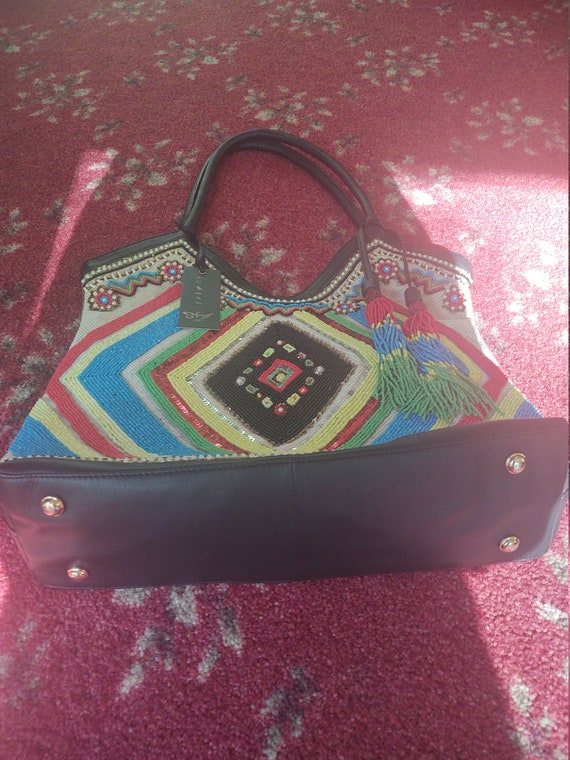beaded handbag by Sharif