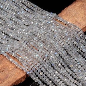 Natural Labradorite Rondelle Beads Strand for jewelry Making Special Offer Blue Flashy Labradorite Faceted Rondelle Gemstone Beads.