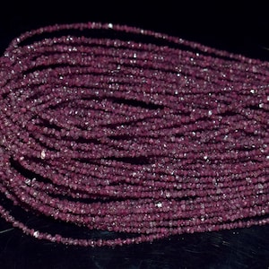 Natural Pink Diamond Rondelle Beads: AAA+ Quality Jewelry Making (2-3mm)