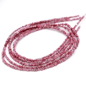Pink Diamond Bead Pink Rough Diamond Uncut Bead 2 - 3 mm 100% Natural Top Quality Pink Diamond Uncut Bead Mothers Day Jewellery.