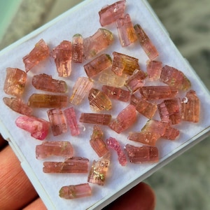 Raw Pink Tourmaline Pieces, Rough Pink Tourmaline, Tourmaline Crystal, Raw Pink Crystal, Healing Crystal,