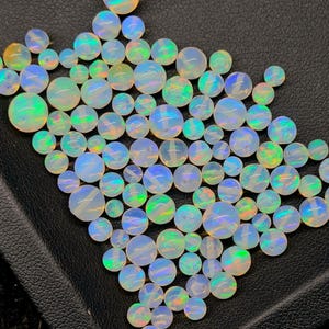 Opal Balls AAA Grade Opal Beads Drilled, Opal Balls Beads, Loose Opal Balls, Natural Ethiopian Opal, Round Shape Opal For Necklace