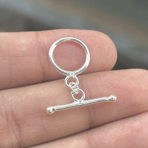 Sterlingzilveren gehamerde kapittelsluitingen, ronde 925 sieraden