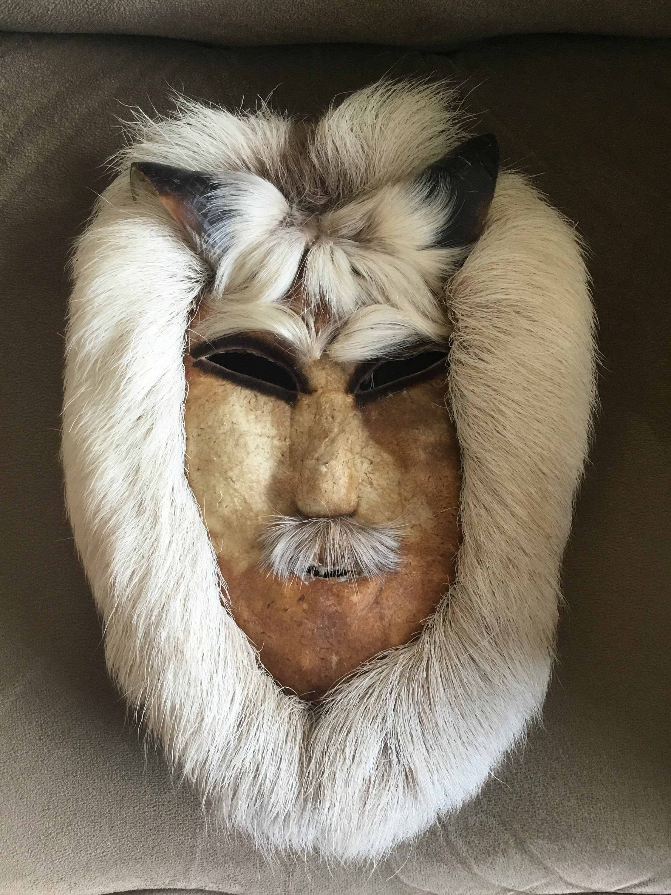 Reindeer Skin Mask by Mabel Burns - Etsy