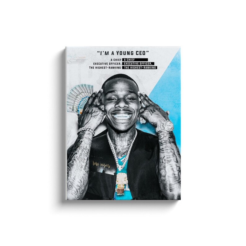 Dababy Canvas Art Work Custom Hip Hop Rap Pop Rnb Etsy