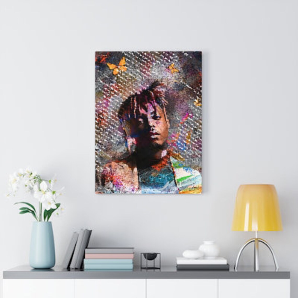 Juice Wrld Canvas Art work Lucid Dream Hip hop Rap pop Etsy