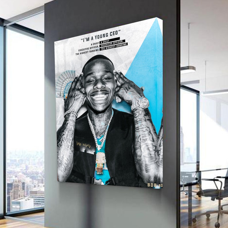 Dababy Canvas Art Work Custom Hip Hop Rap Pop Rnb Etsy
