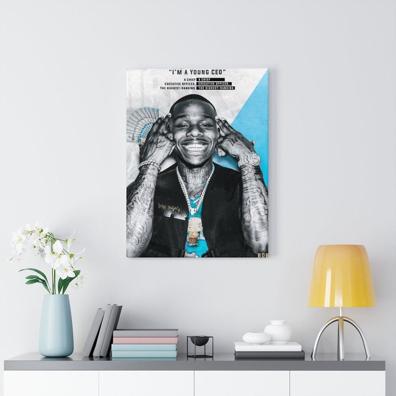 Dababy Canvas Art Work Custom Hip Hop Rap Pop Rnb Etsy