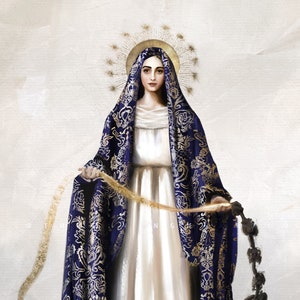 Mary, Undoer of Knots Catholic Fine Art Reproduction image 2