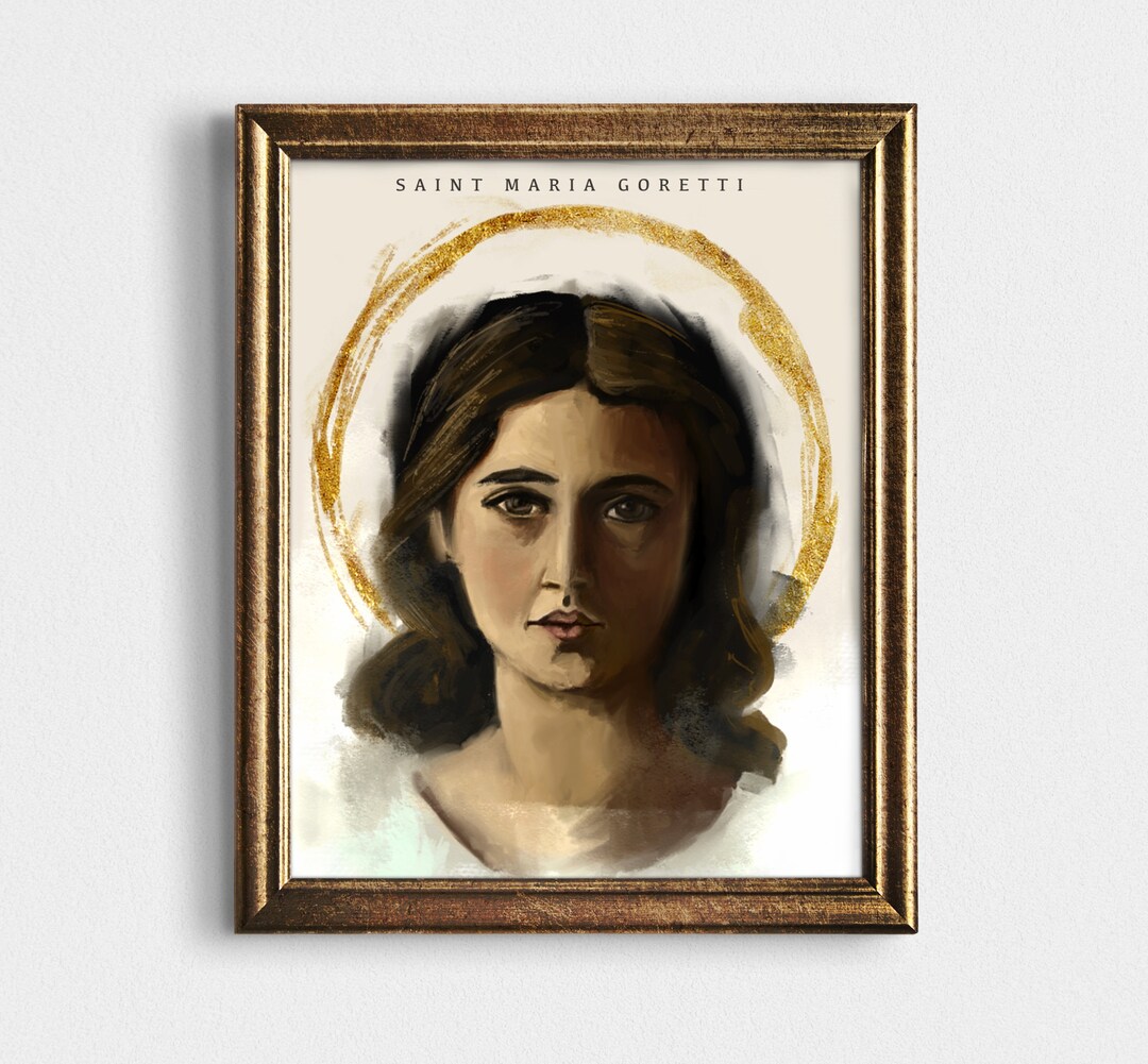 St. Maria Goretti Fine Art Reproduction Catholic Saints - Etsy