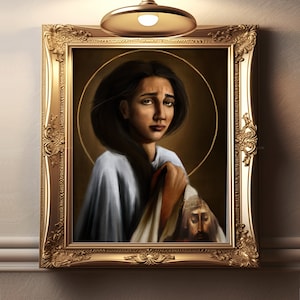 St Veronica Catholic Fine Art Print
