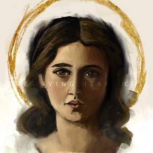 St. Maria Goretti fine art reproduction, Catholic saints print, Catholic art image 2