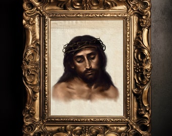 Holy Face of Jesus Fine Art Print | Catholic Art Reproduction