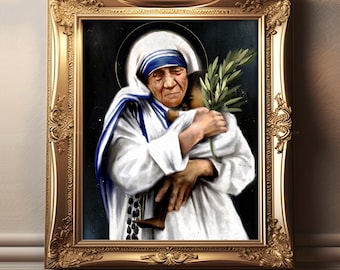 Saint Teresa of Calcutta Catholic Fine Art Print | Mother Teresa
