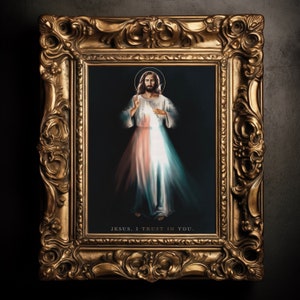 Fount of Mercy | Divine Mercy Jesus Fine Art Print | Catholic Art Reproduction