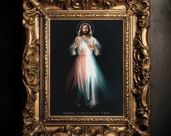 Fount of Mercy | Divine Mercy Jesus Fine Art Print | Catholic Art Reproduction
