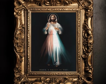 Fount of Mercy | Divine Mercy Jesus Fine Art Print | Catholic Art Reproduction