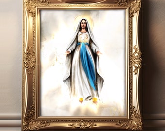 Our Lady of Lourdes/Ark of the Covenant Catholic Fine Art Print