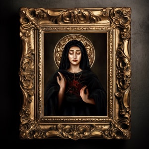 Our Lady of Sorrows, Mater Dolorosa Catholic Fine Art Print