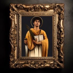 St. Pancratius | St. Pancras of Rome Fine Art Print | Catholic Art Reproduction | Patron of Youth