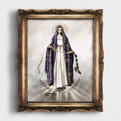 Our Lady of Sorrows Mater Dolorosa Catholic Fine Art Print - Etsy