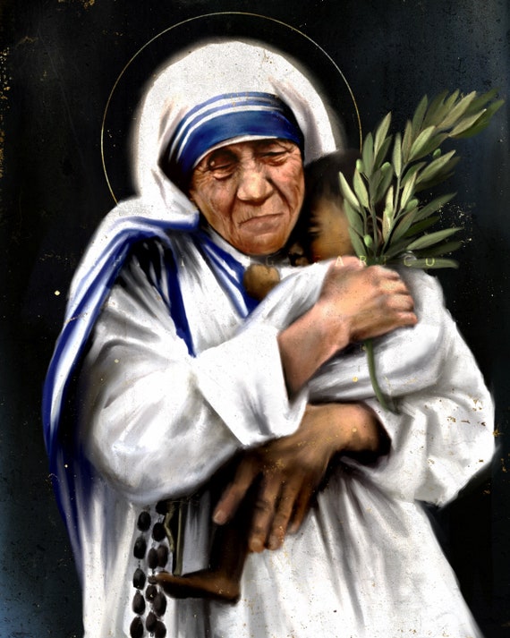 Mother Teresa Metal Print by Greg Joens - Pixels