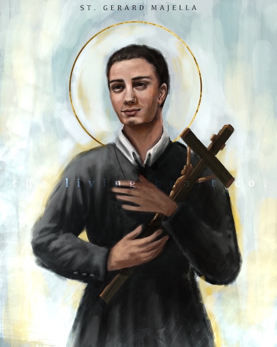 St. Gerard Catholic Fine Art Print | Etsy