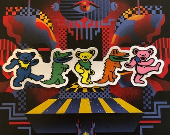 Boogieman Bears and Cyboogie Crocs clear sticker