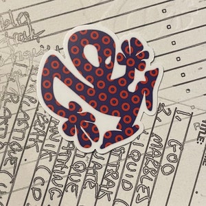 Phish Plastikman Donut sticker 3”