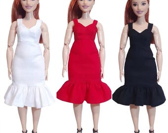 Dolls Basics Dress for Curvy Dolls