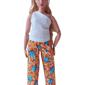 Kleidung für curvy Puppe 11 Zoll 30 cm Palazzo Hose oder Top