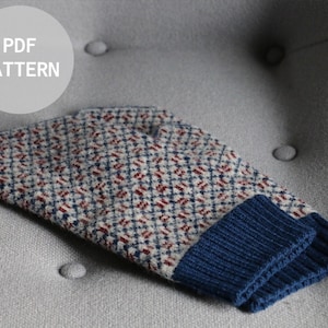 Latvian traditional mittens knitting pattern - Vidzeme region, PDF pattern