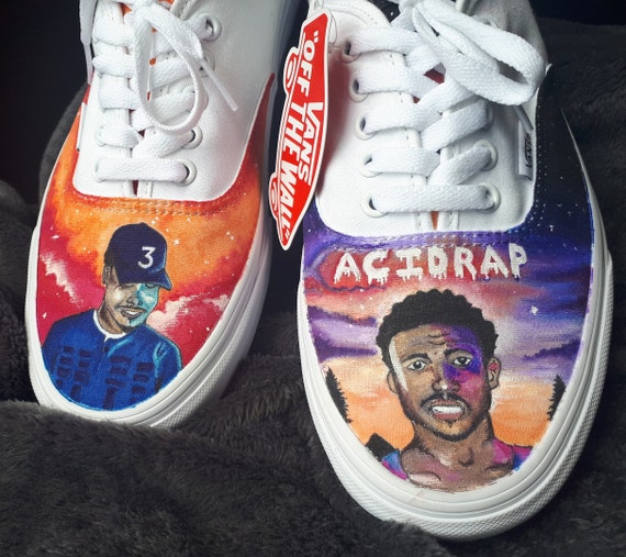 Hand Painted Custom Chance le rappeur 