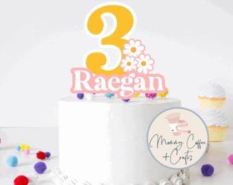 Hippie Cake Topper Etsy