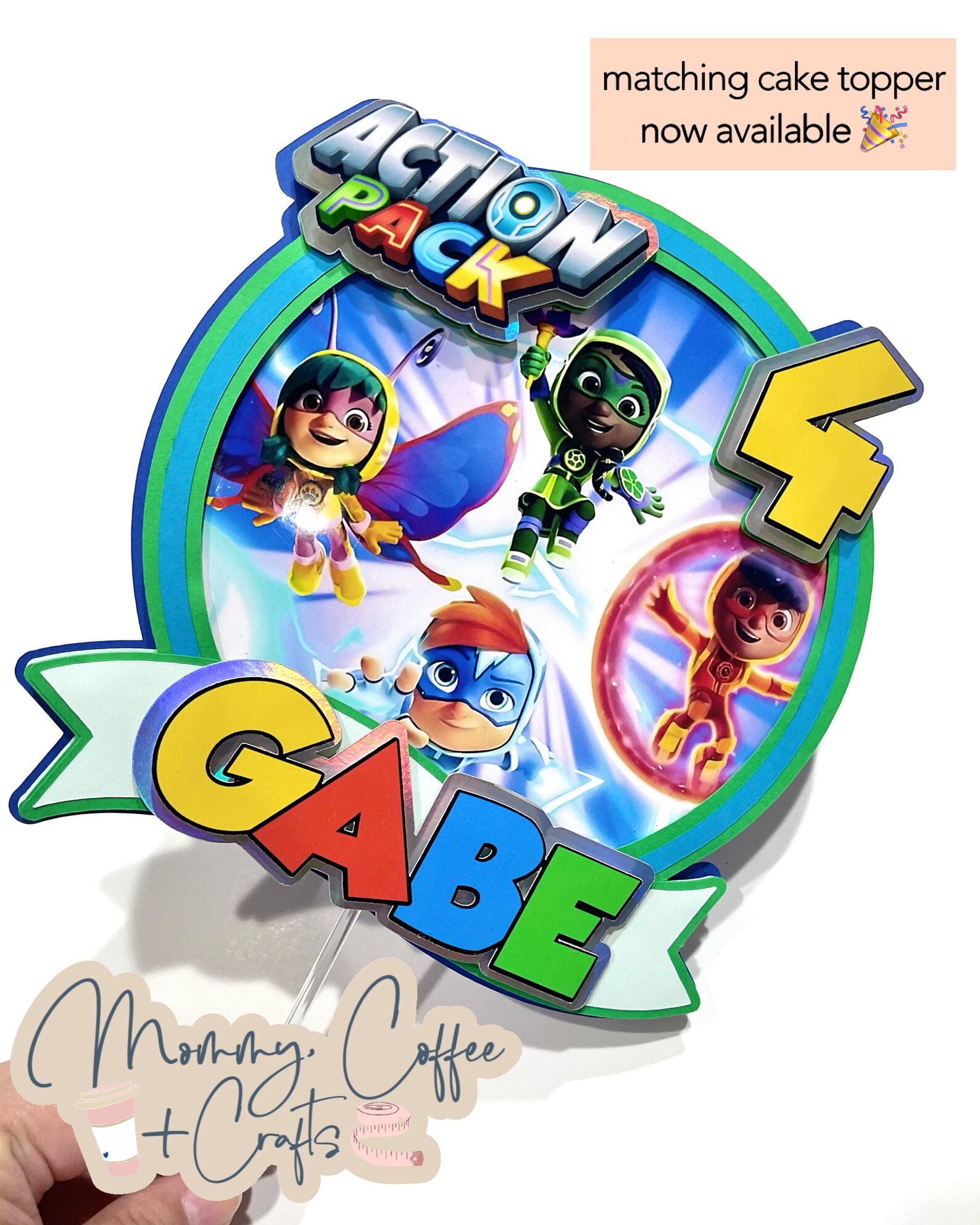 Action Pack Birthday Stickers Action Pack Party Favor Goodie Etsy