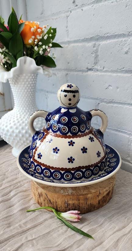 Polish Pottery Cheese Lady - Etsy