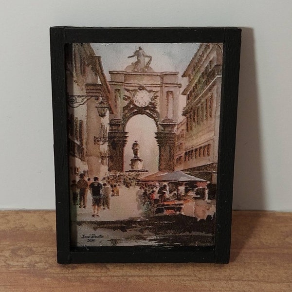 Cadre photo Vieux Lisbonne échelle 1:12