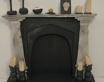 Witch fireplace scale 1:12