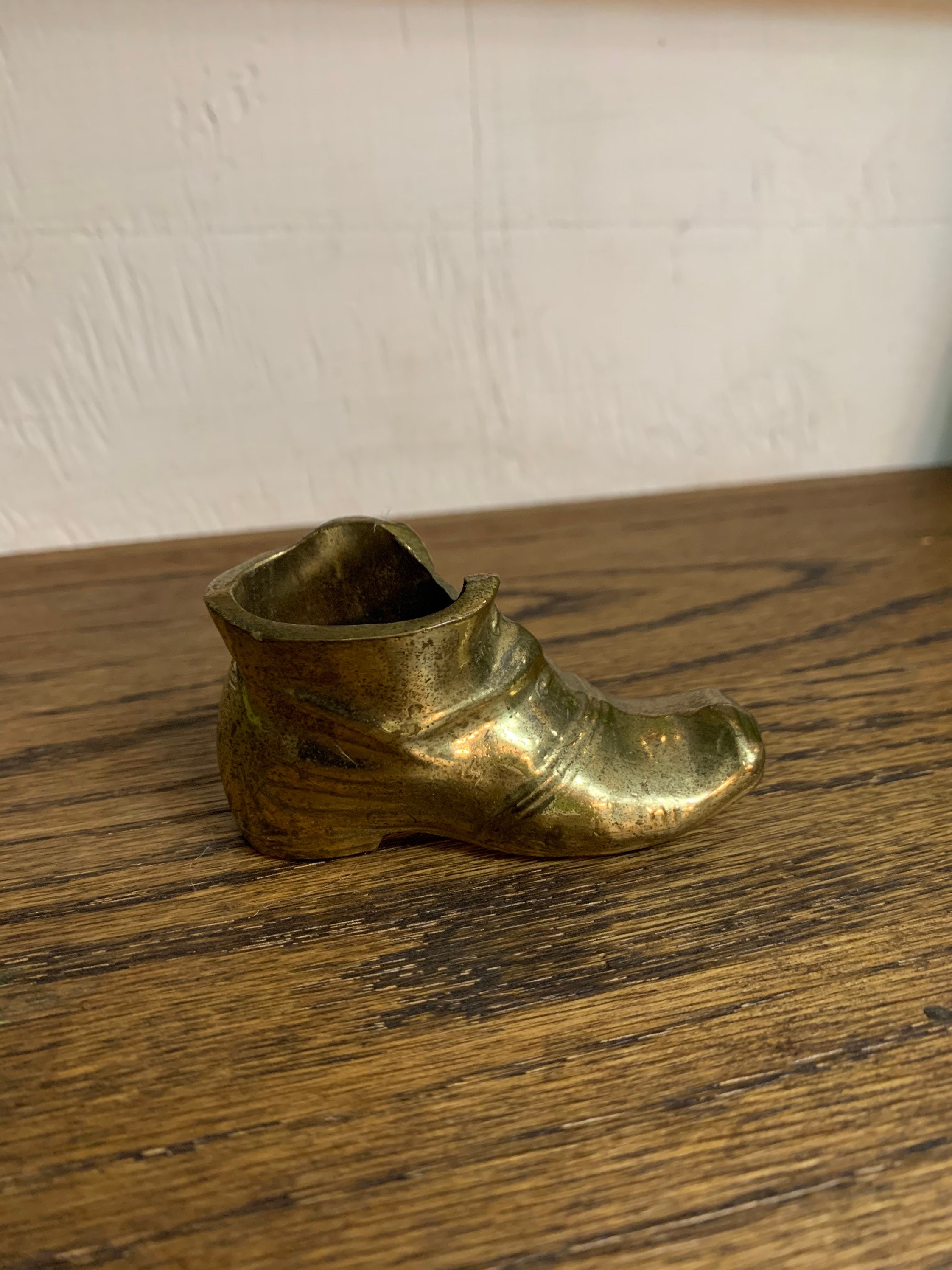 Brass Shoe Made in England by Peerage Solid Etsy Australia