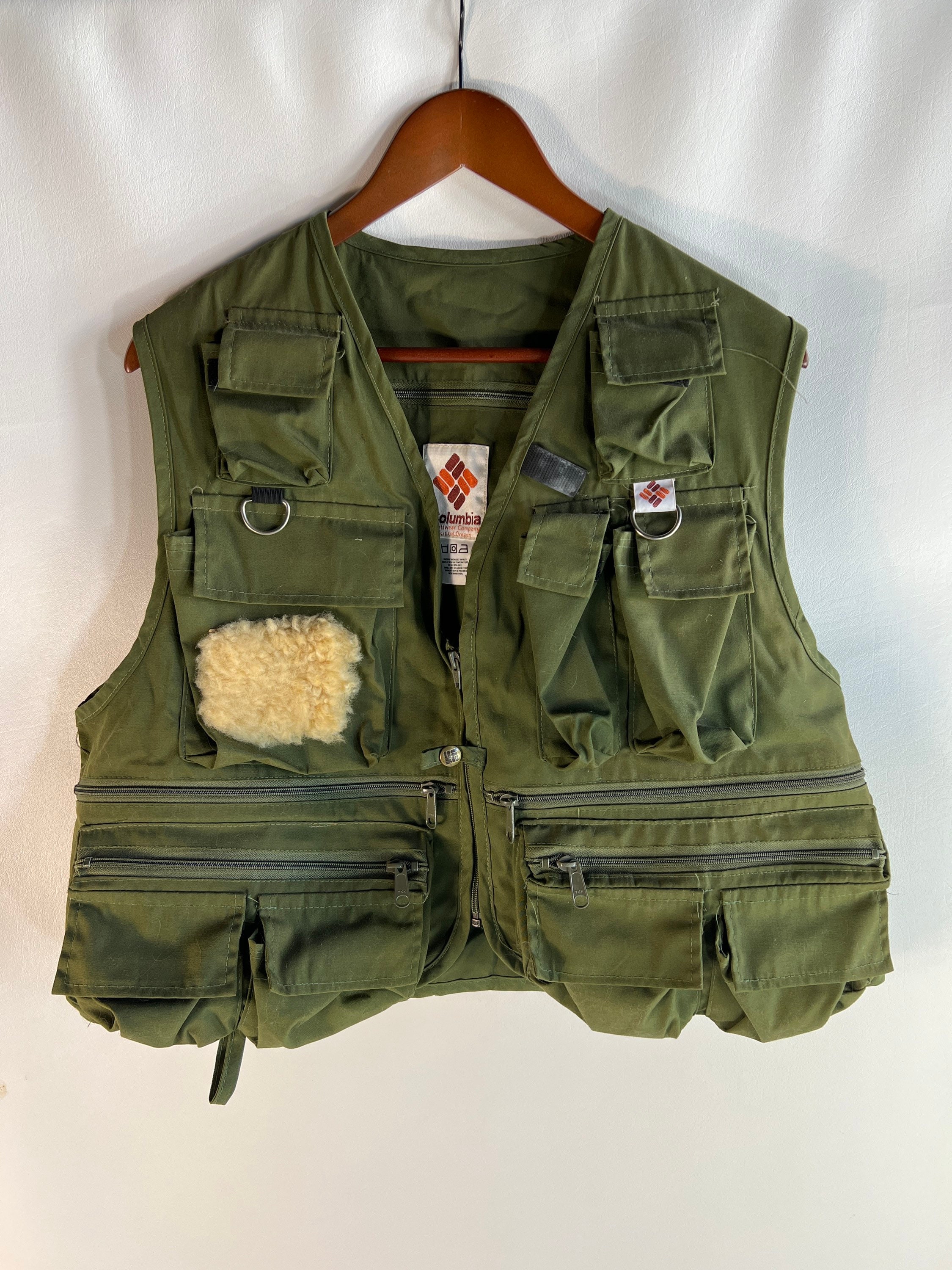 お気に入り】 VINTAGE COLUMBIA FISHING VEST 80s agapeeurope.org