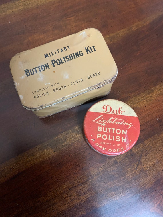 Military Button Polishing Kit Etsy