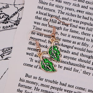 Lórien Leaf Inspired Earrings