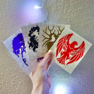Fire Emblem Drei Häuser Inspirierte Hausaufkleber