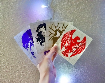 Fire Emblem Three Houses Inspired House Stickers