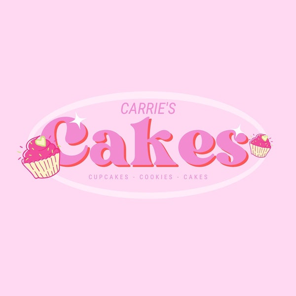 Pink Bakery Logo - Bakery Logo Design - Canva Logo Template