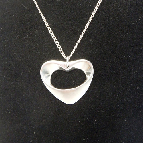 Georg Jensen Large Heart Pendant Design No 152B  Koppel